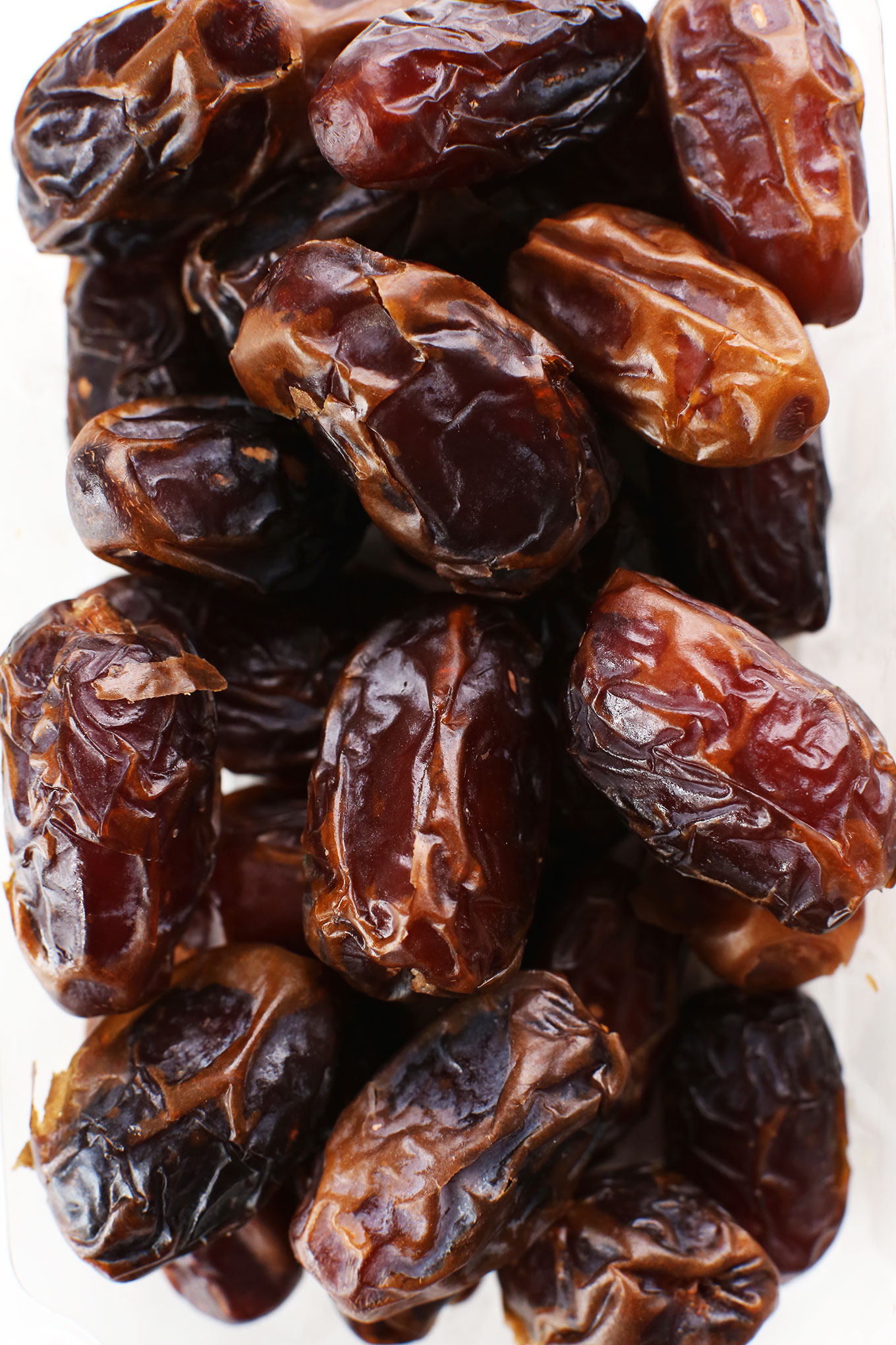 Bowl of dates for making homemade vegan Dulce de Leche pops