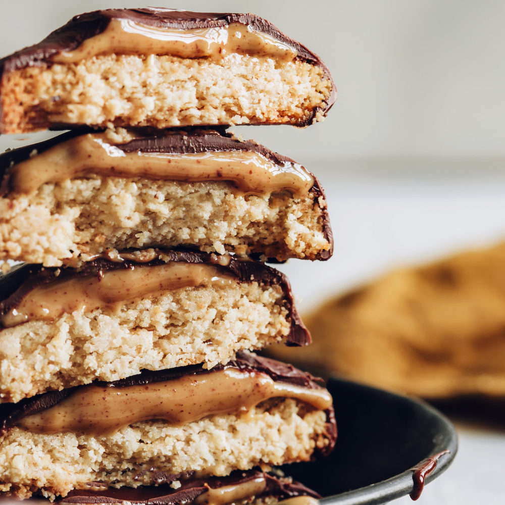 Homemade peanut butter patties on a plate